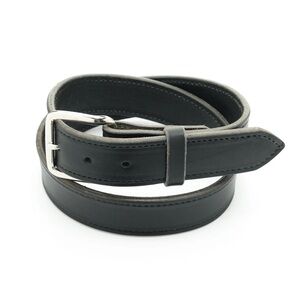 Texas Saddlery Genuine Leather Men’s Black Latigo Belt